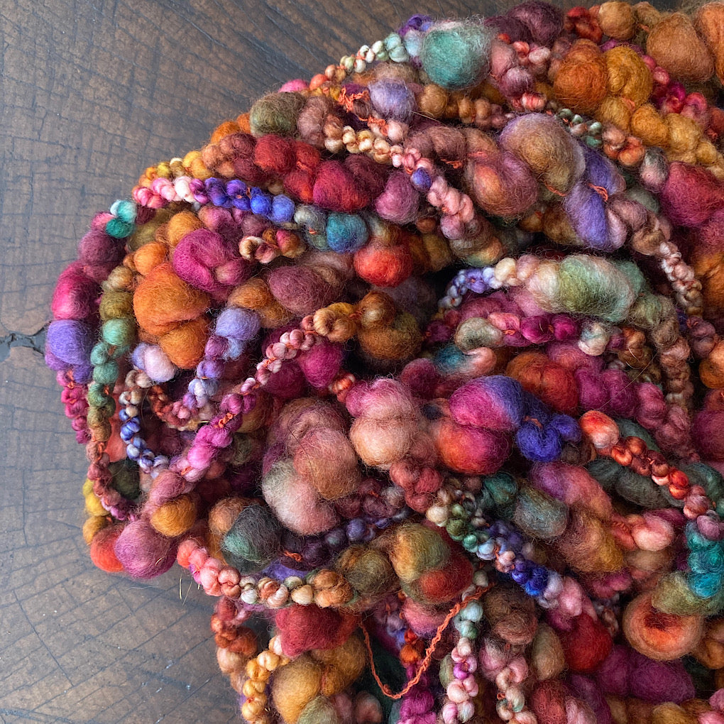 Legend of fall Jumbo boucle art yarn