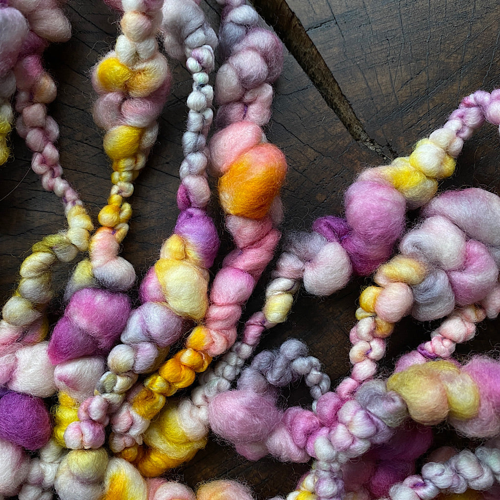Orchid Jumbo boucle art yarn