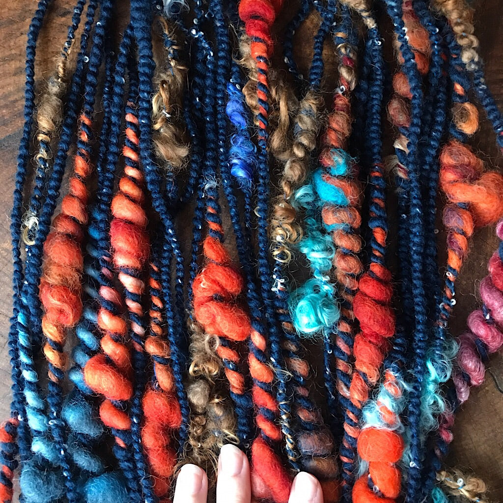 Autumn night Art yarn