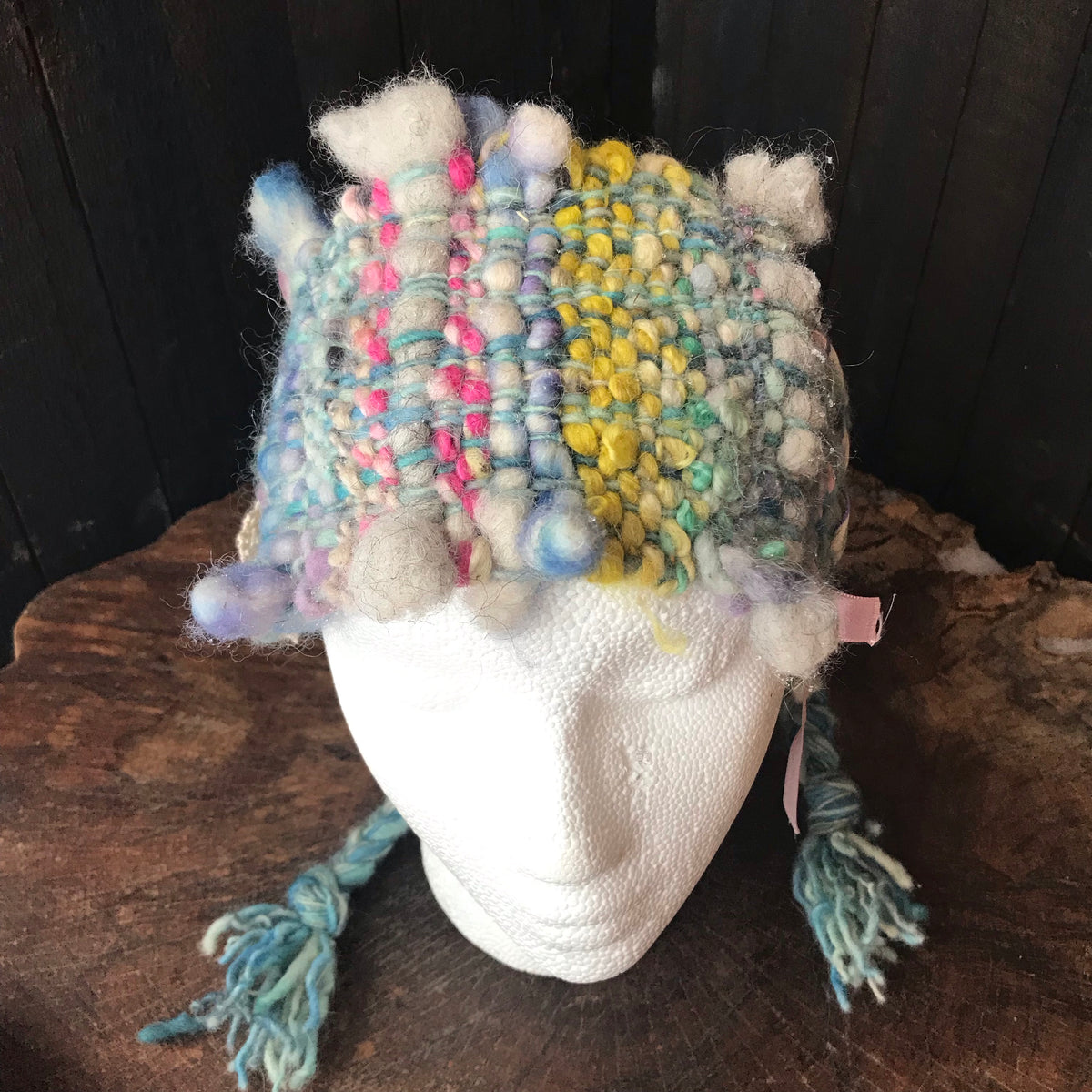 Blue woven headband | Bandeau bleu tissé - Mynoush