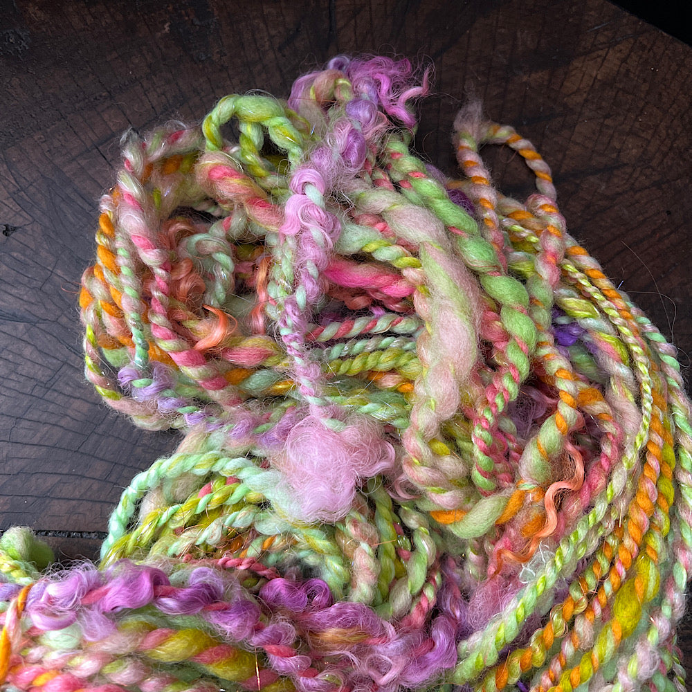 Bitten by a lemon - mini twist yarn