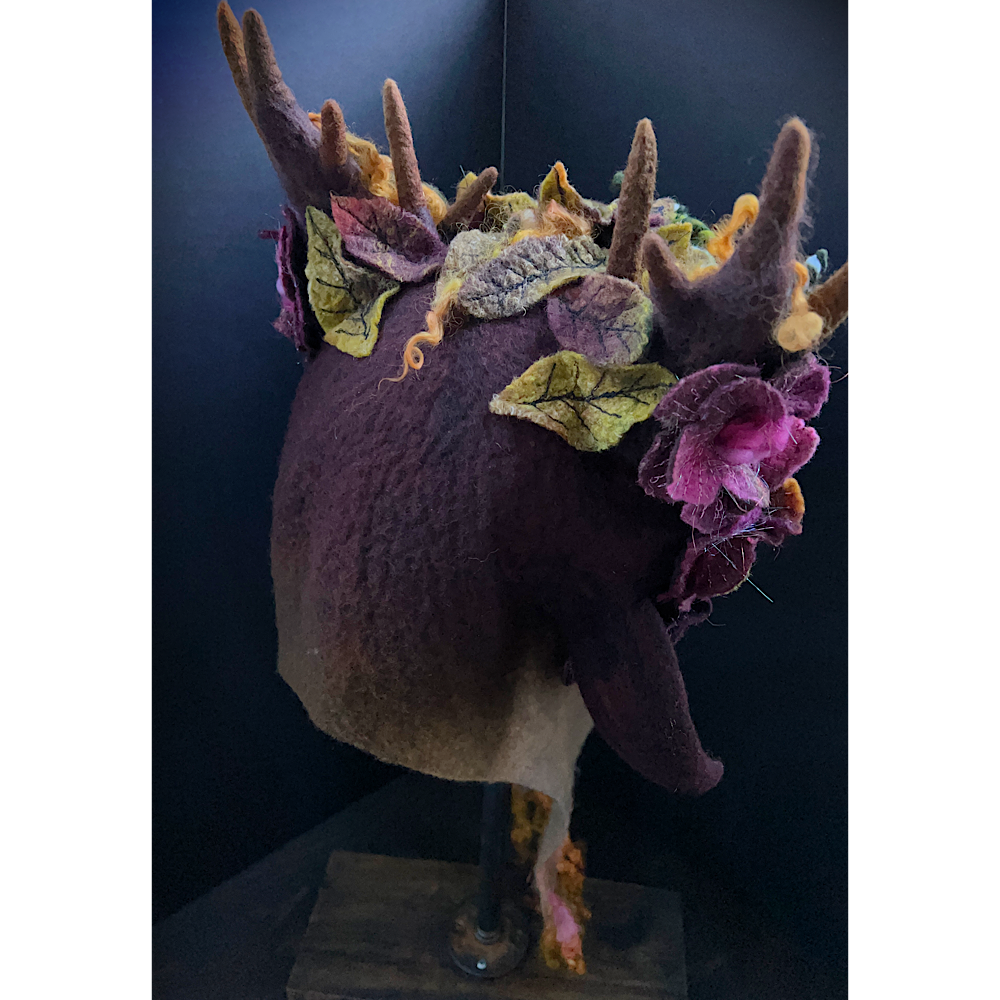 Faun felted Hood