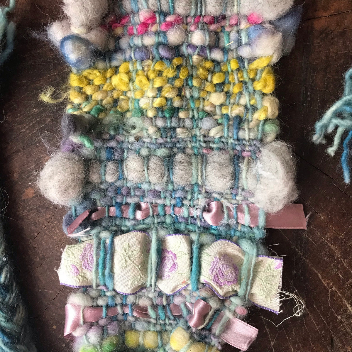 Blue woven headband | Bandeau bleu tissé - Mynoush