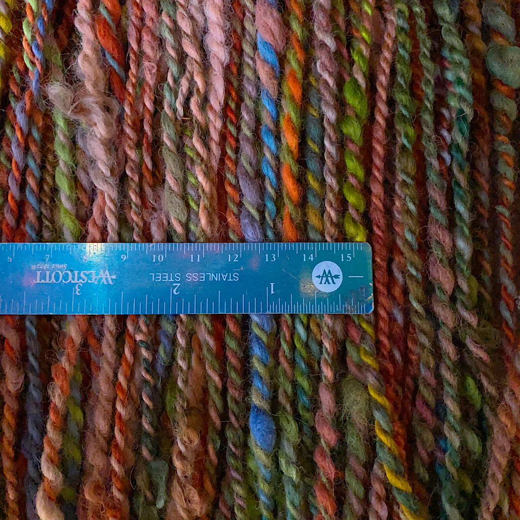 Hand spun alpaca yarn 6