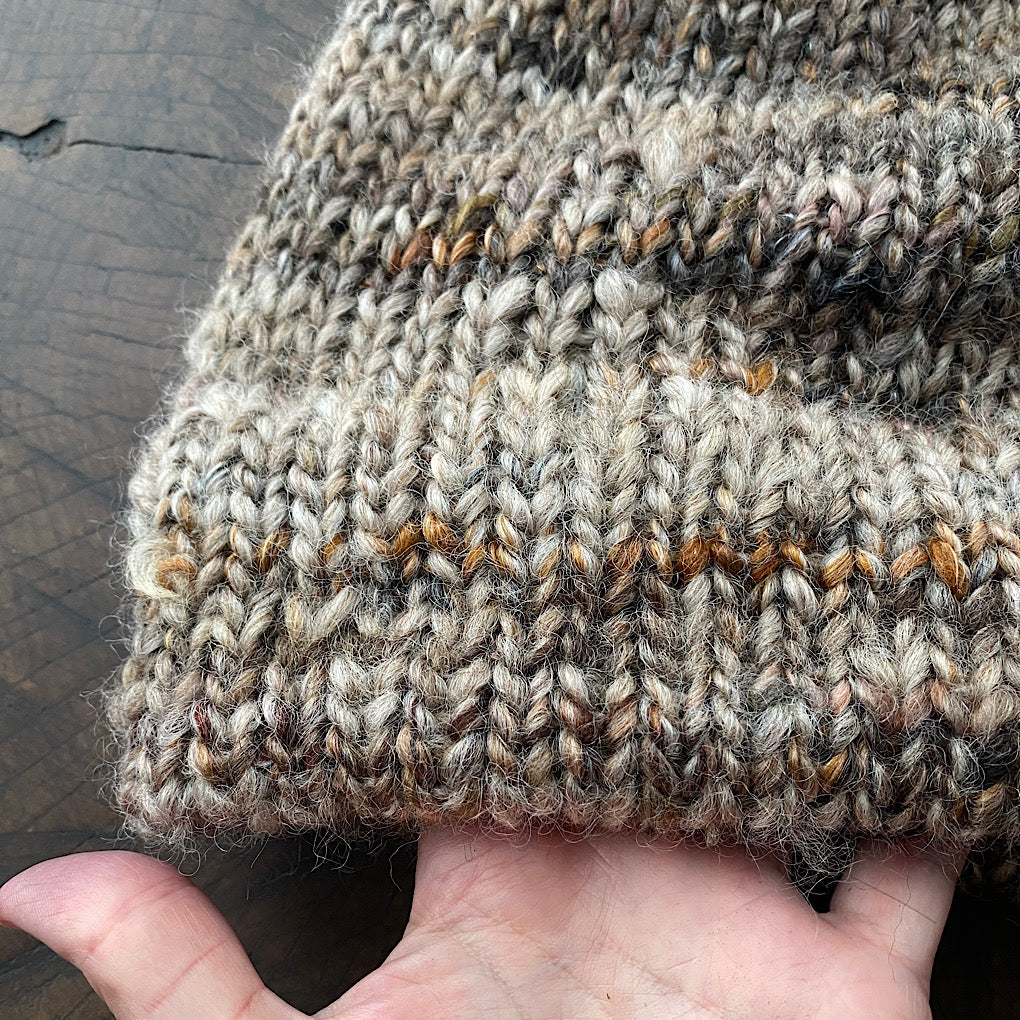 Merino silk unisex beanie