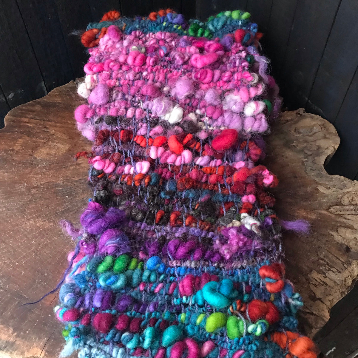 Rainbow scarf 100% Wool - Foulard 100% laine arc-en-ciel - Mynoush