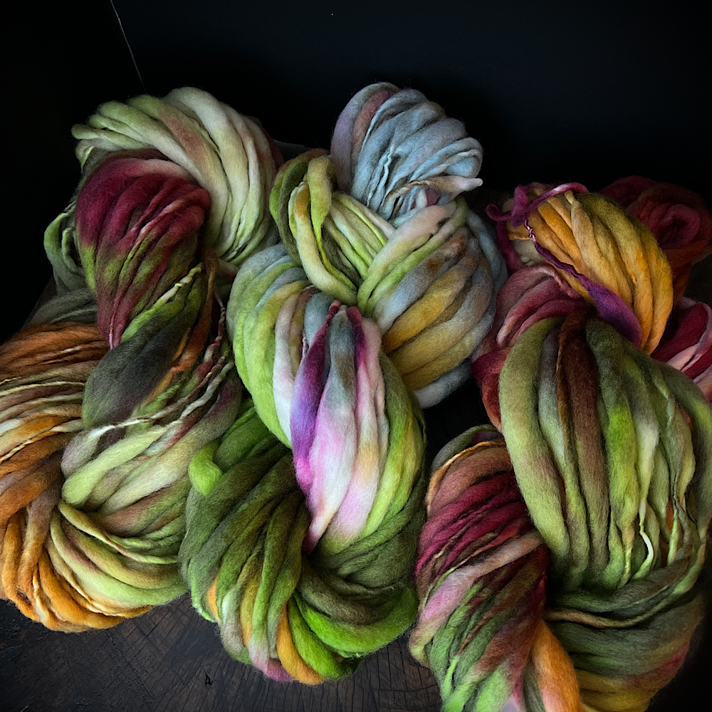 Fluffy yarn set of 3 skeins