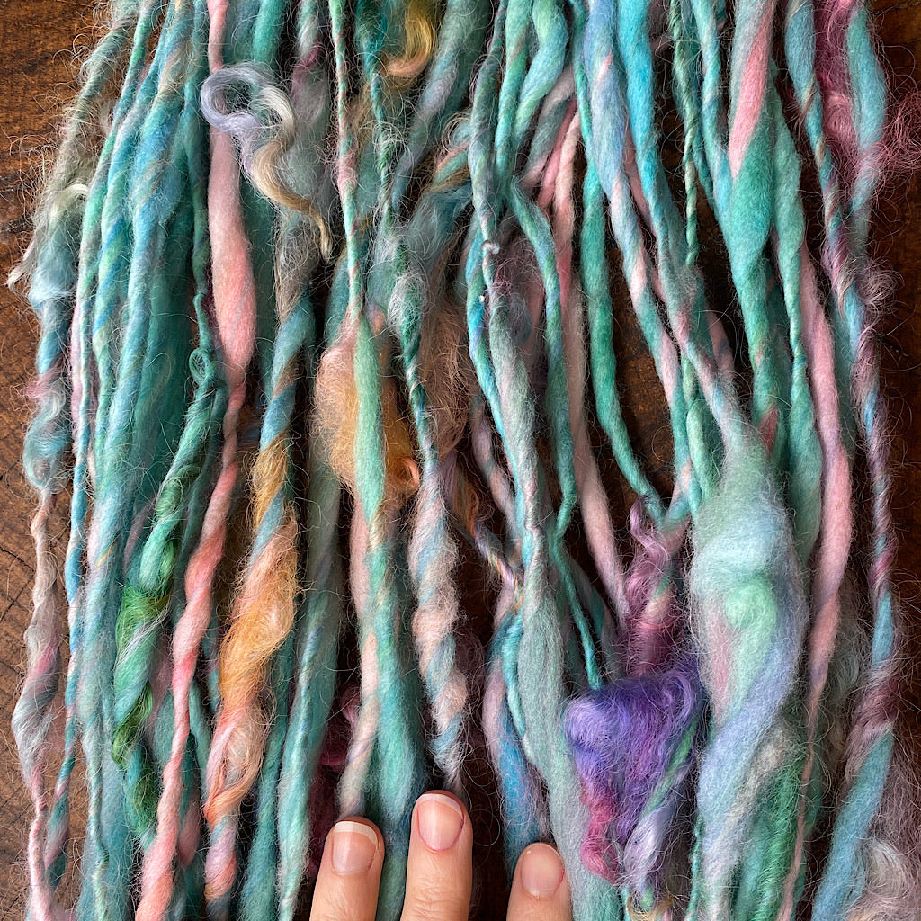 Menthe glacée art yarn