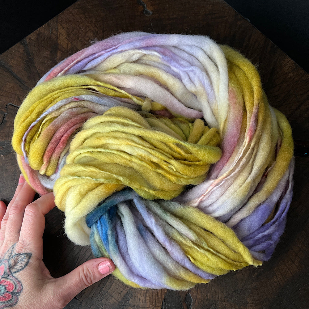 Fluffy yarn set of 3 skeins