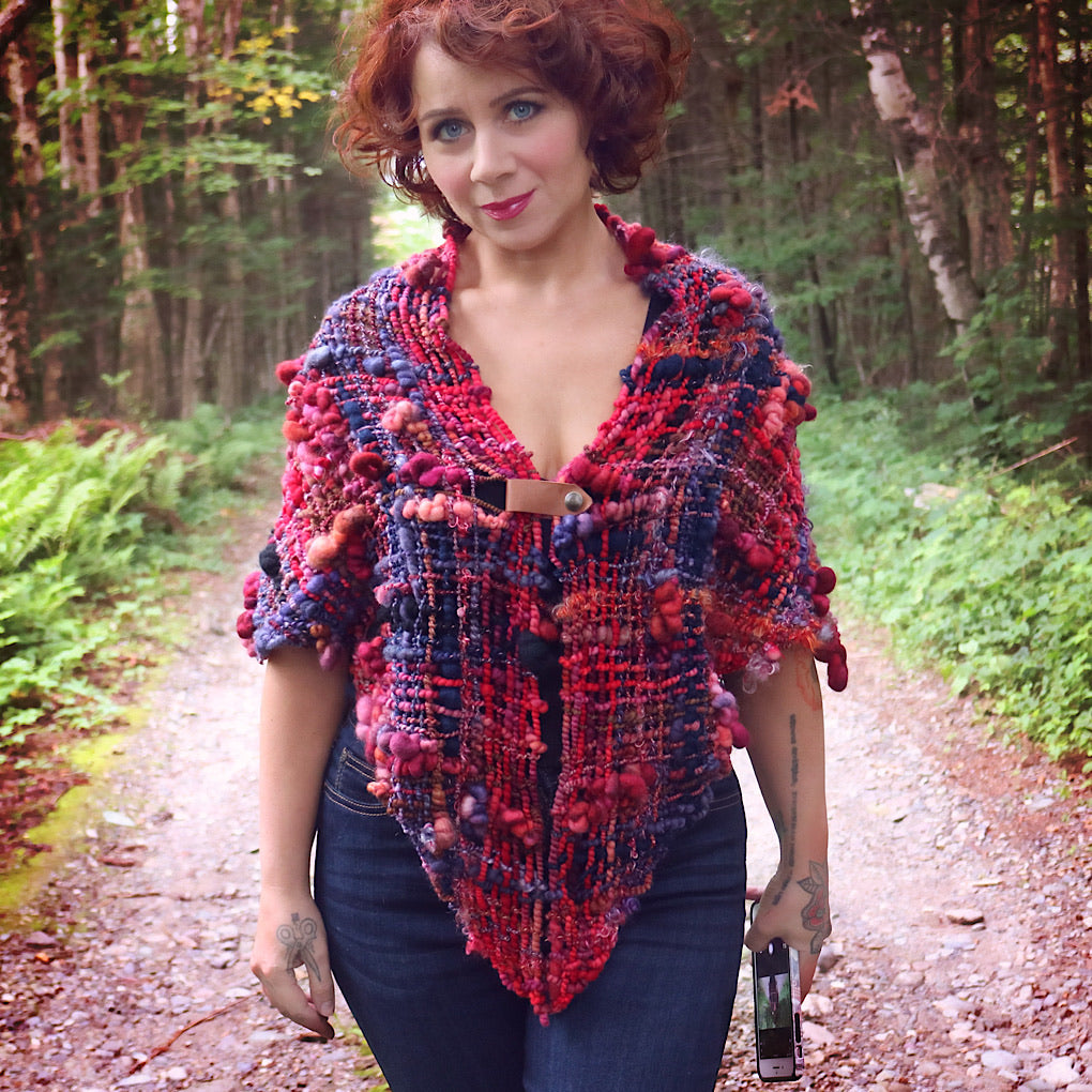 Fireworks Woven Shawl