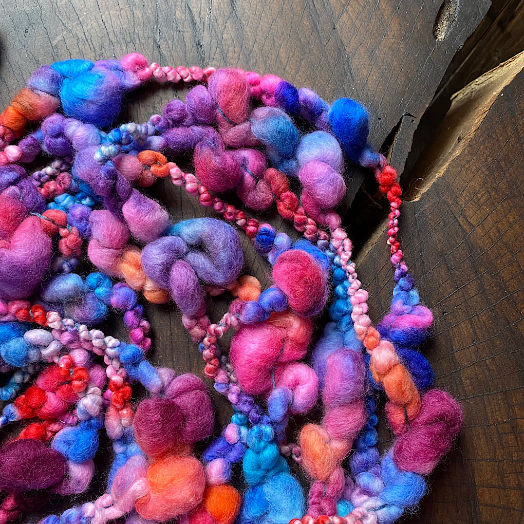 Custom Jumbo boucle art yarn - Gummy bear