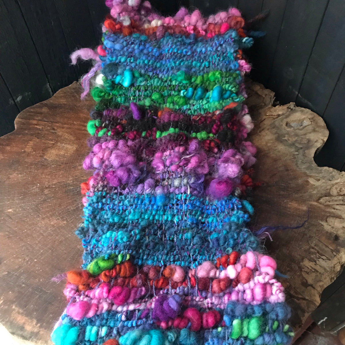 Rainbow scarf 100% Wool - Foulard 100% laine arc-en-ciel - Mynoush