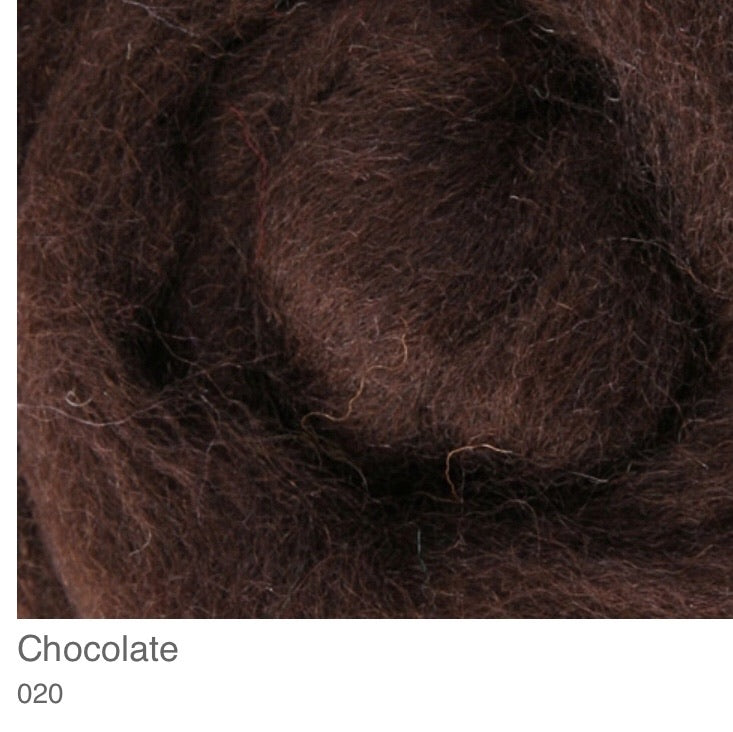 Dark Chocolate - Natural Color - Corriedale