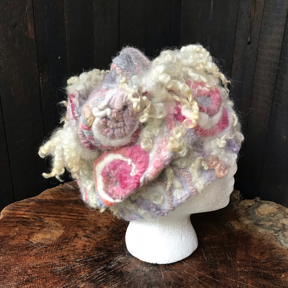 Grey  felted hat size 23”| Chapeau gris en feutre Taille 23” - Mynoush