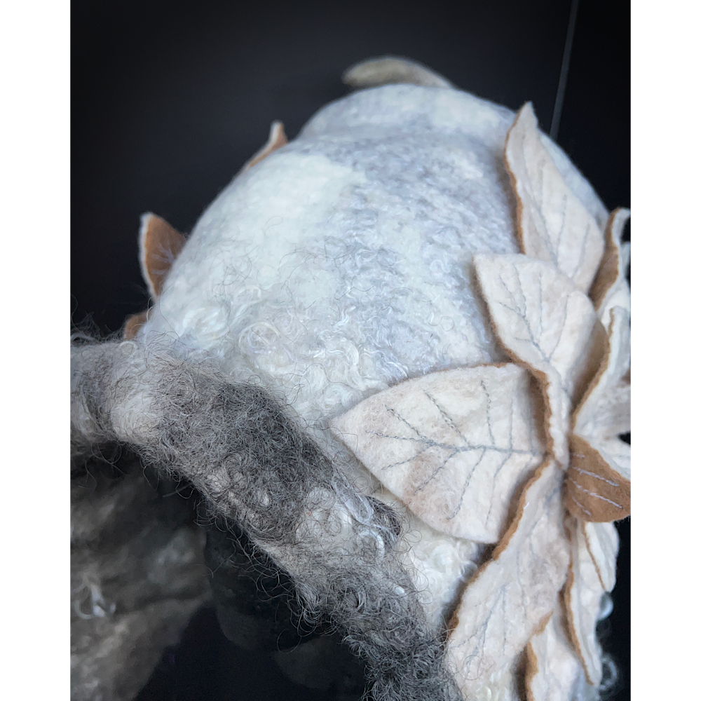 Felted fairy hood 23-24”