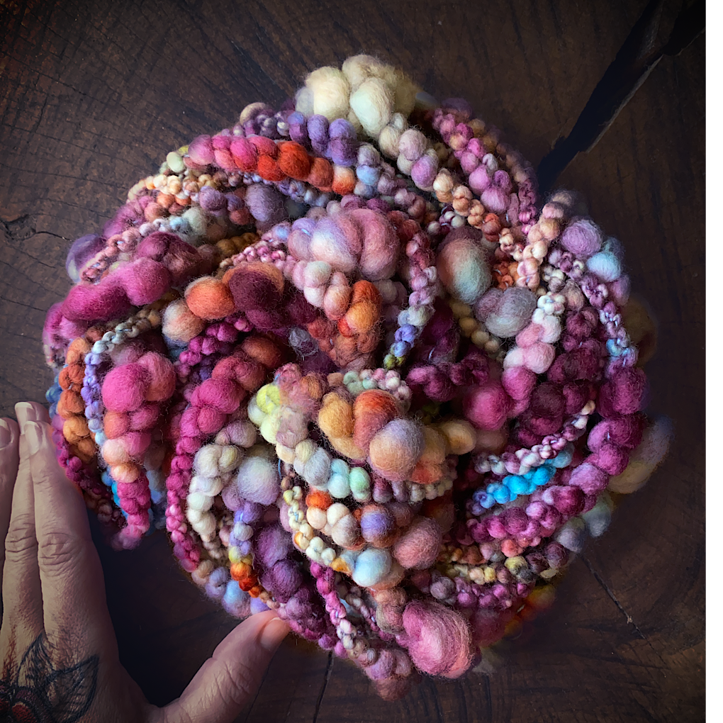 Custom Jumbo Boucle - Velvet rose