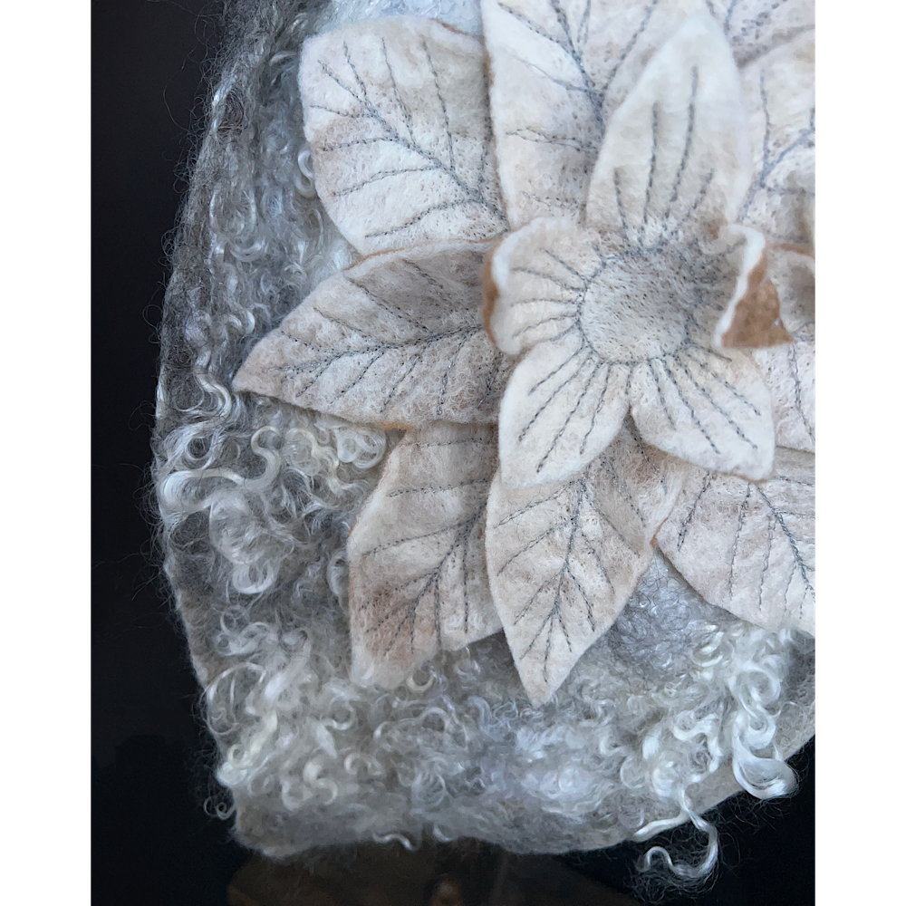 Felted fairy hood 23-24”