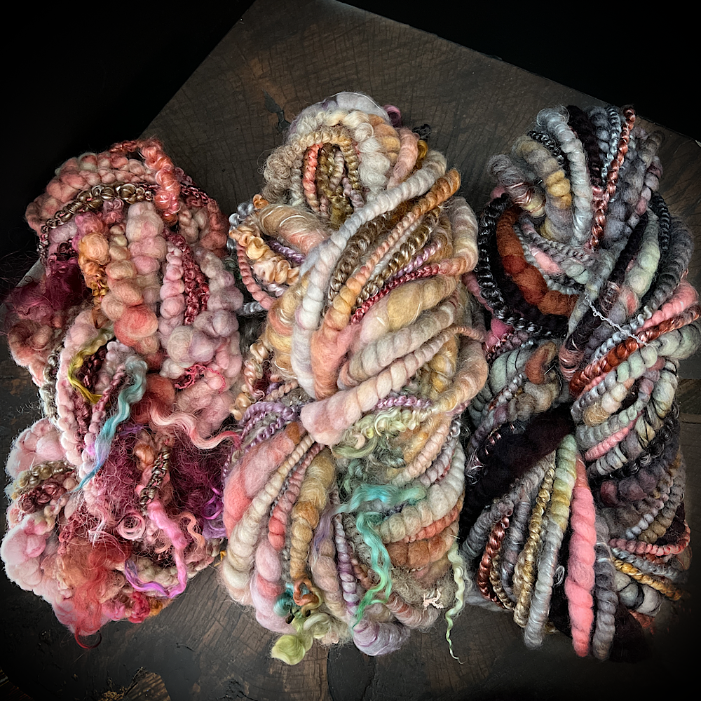 Golden rose - set of jumbo art yarn