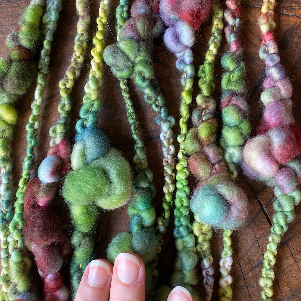 Sauterelle Jumbo boucle  Art yarn