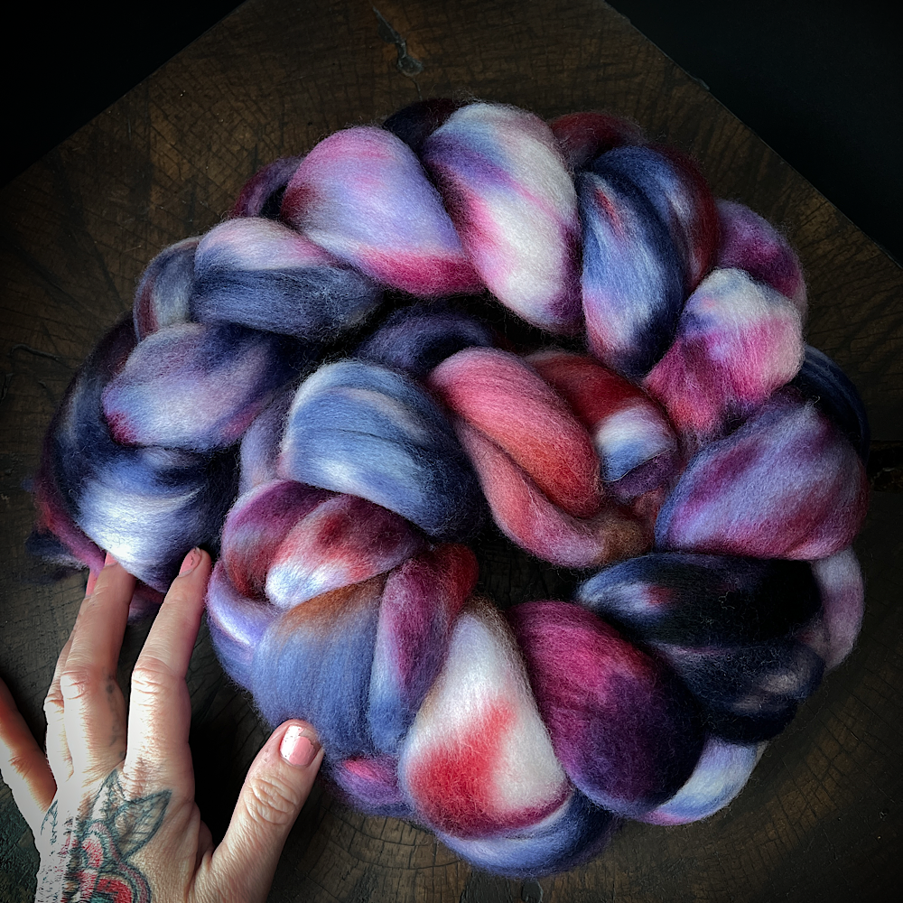 Merino Roving for spinning yarn