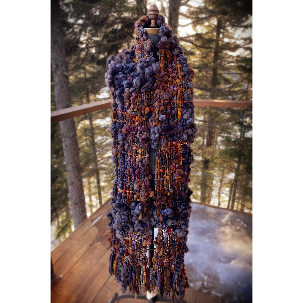 Beside the fireplace - Woven scarf - COMING SOON