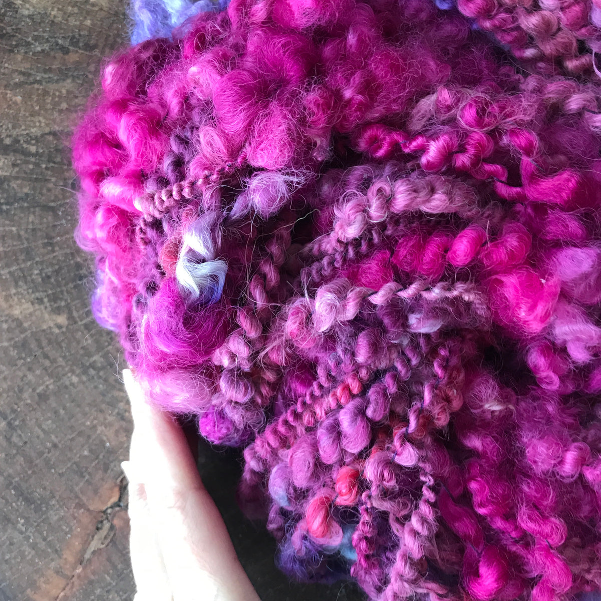 Pink alpaca yarn 100g - Mynoush