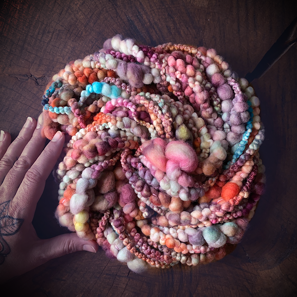 Love sunset  2 Art yarn