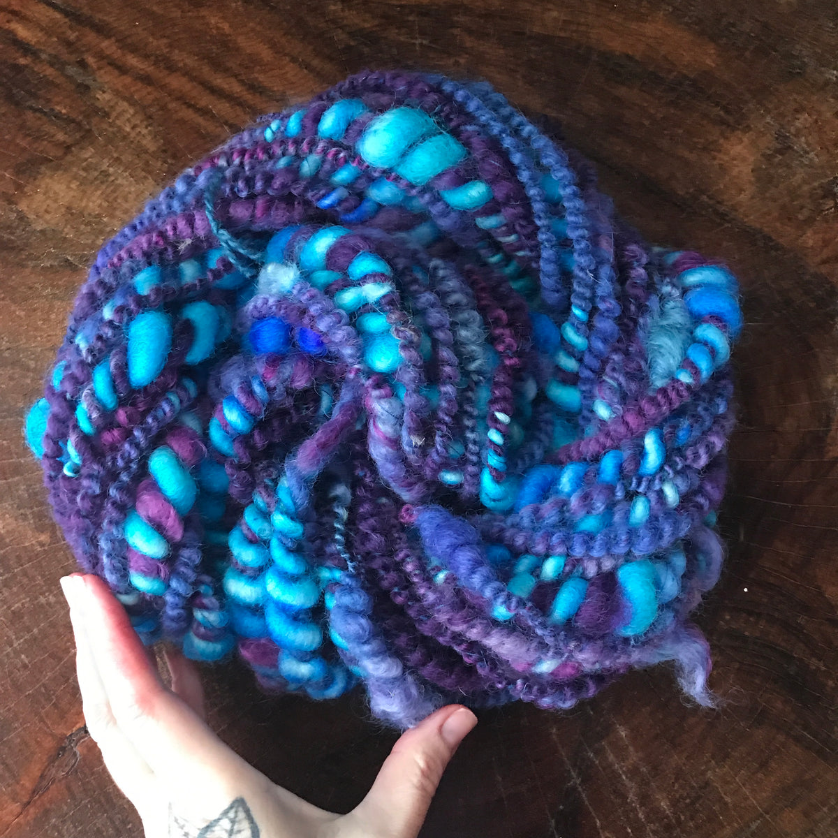 Purple art yarn 100g - Mynoush