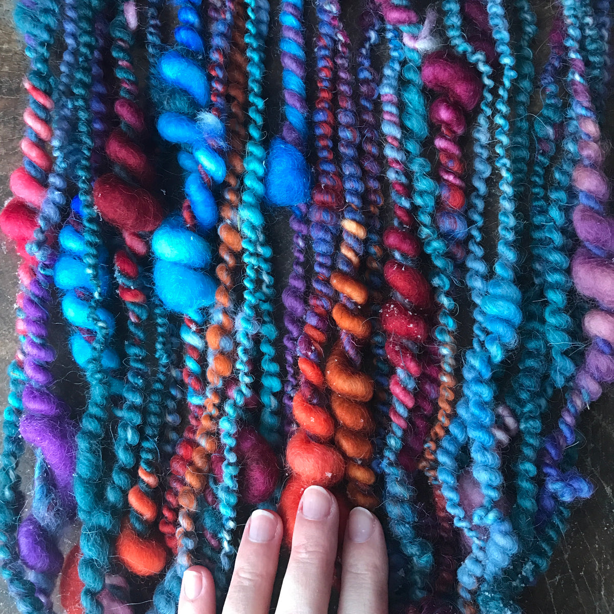 Blue  art yarn 100g - Mynoush