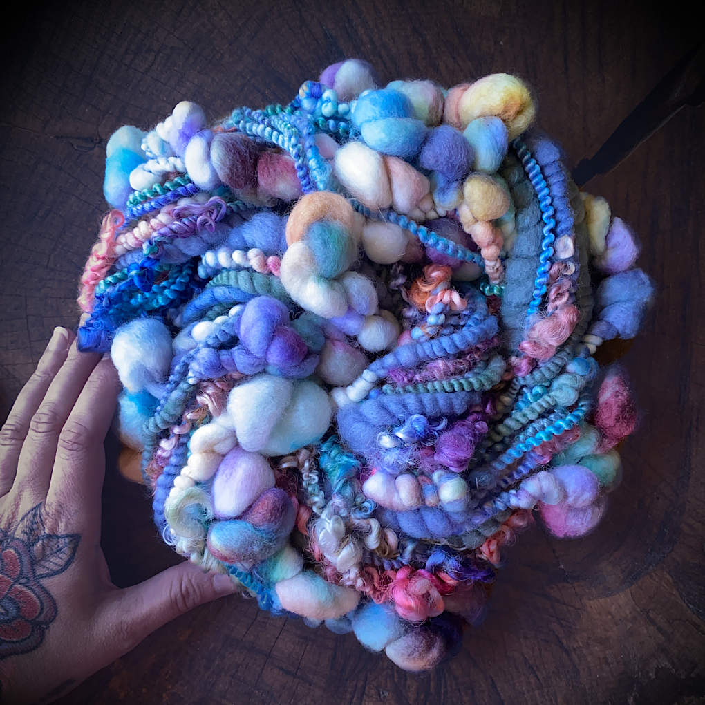 Les rêves bleus 3 Art yarn