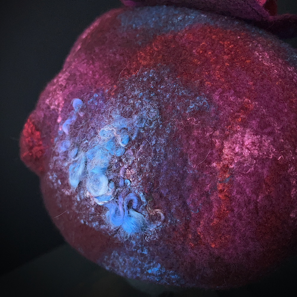 Felted newsboy hat size 23.5”