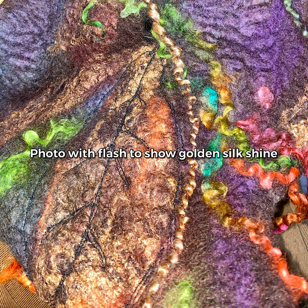 Legend of Fall Felted scarf