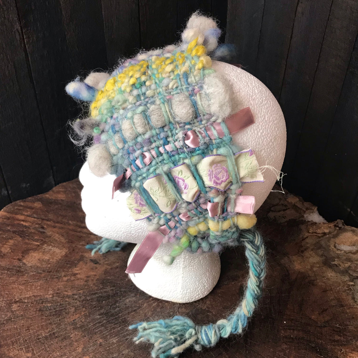 Blue woven headband | Bandeau bleu tissé - Mynoush