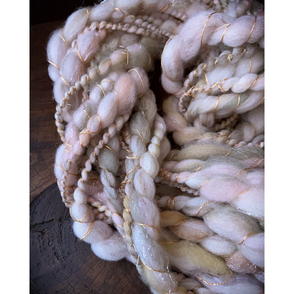 Art yarn for weaving and knitting