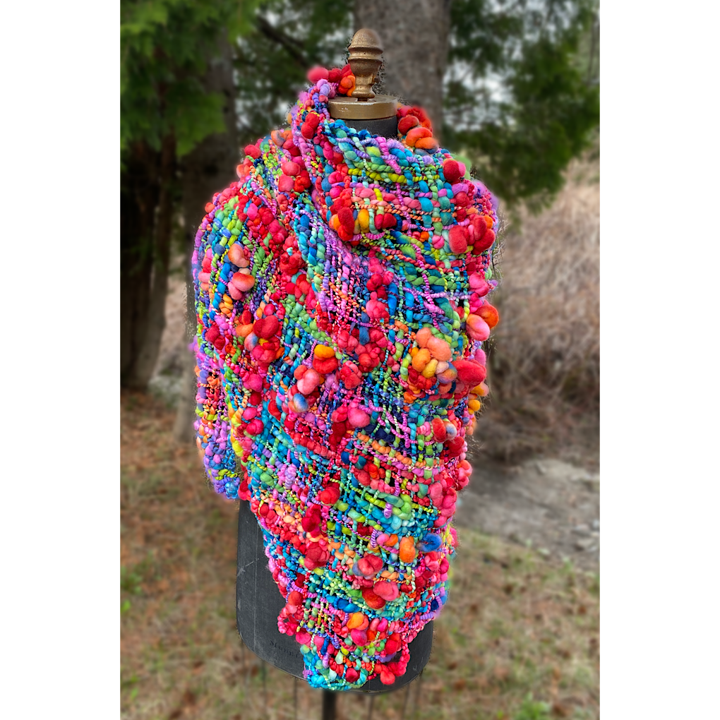 Over the Rainbow shawl