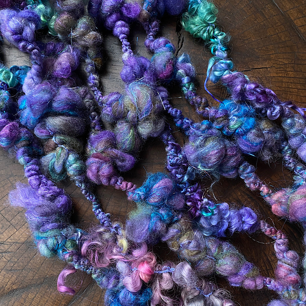 Aurora - Fluffy sparkly giant art yarn