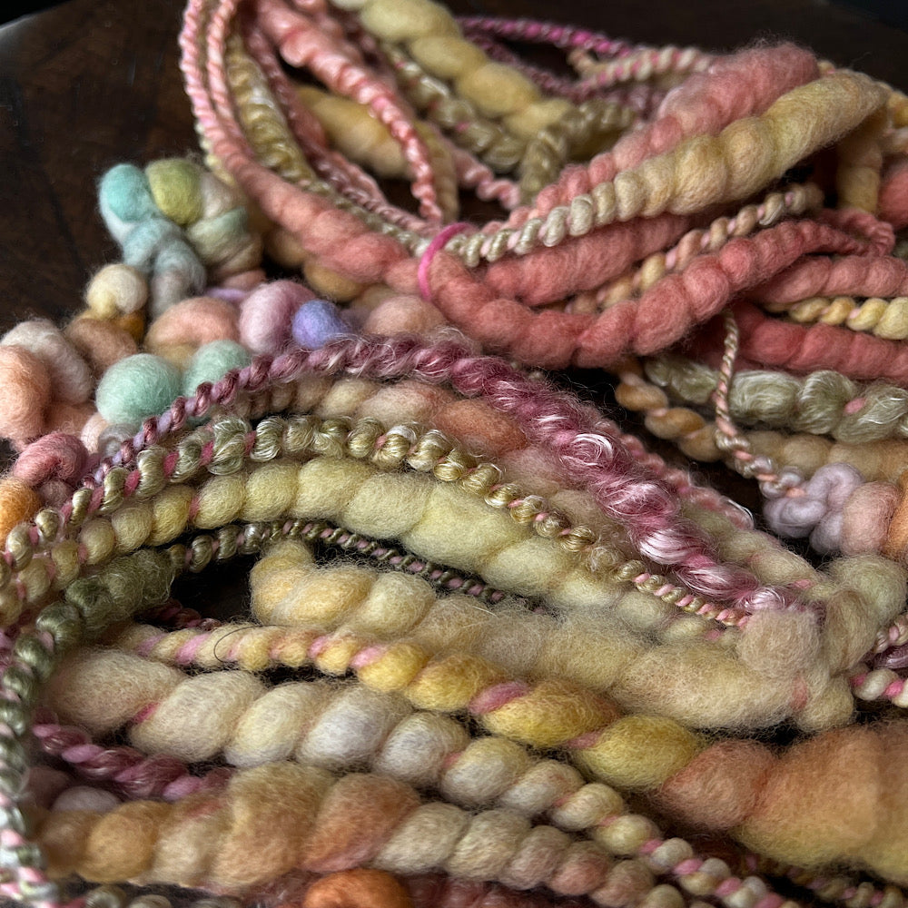 Golden hour merino art yarn