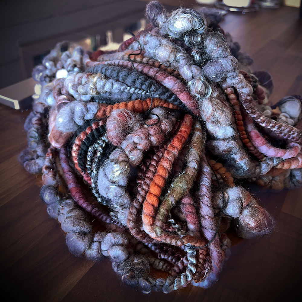 Ambre Smoke - large set of jumbo art yarn 11 oz