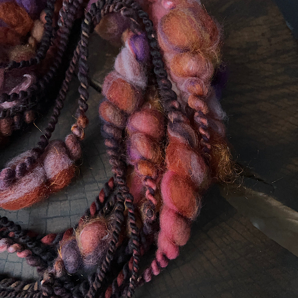 Art yarn for weaving 2.3 oz