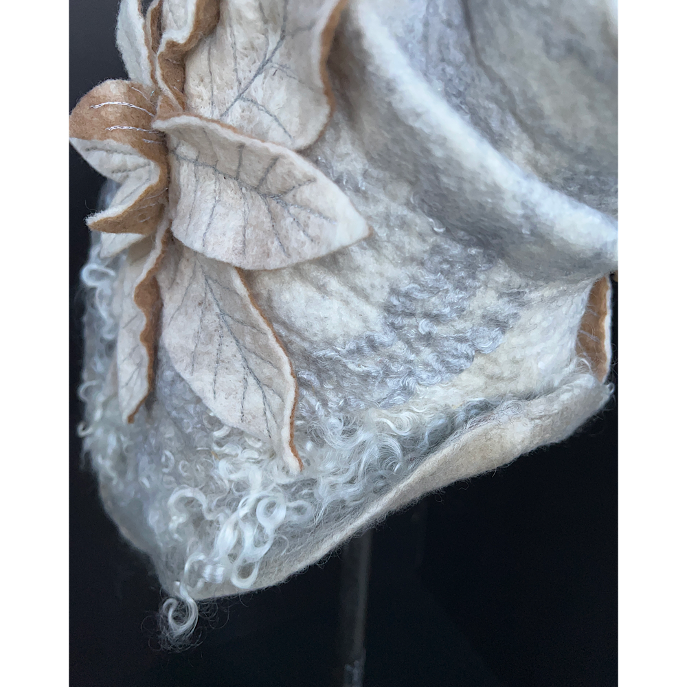 Felted fairy hood 23-24”