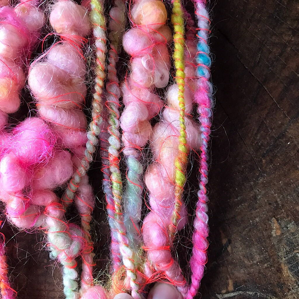 Summer graffiti art yarn