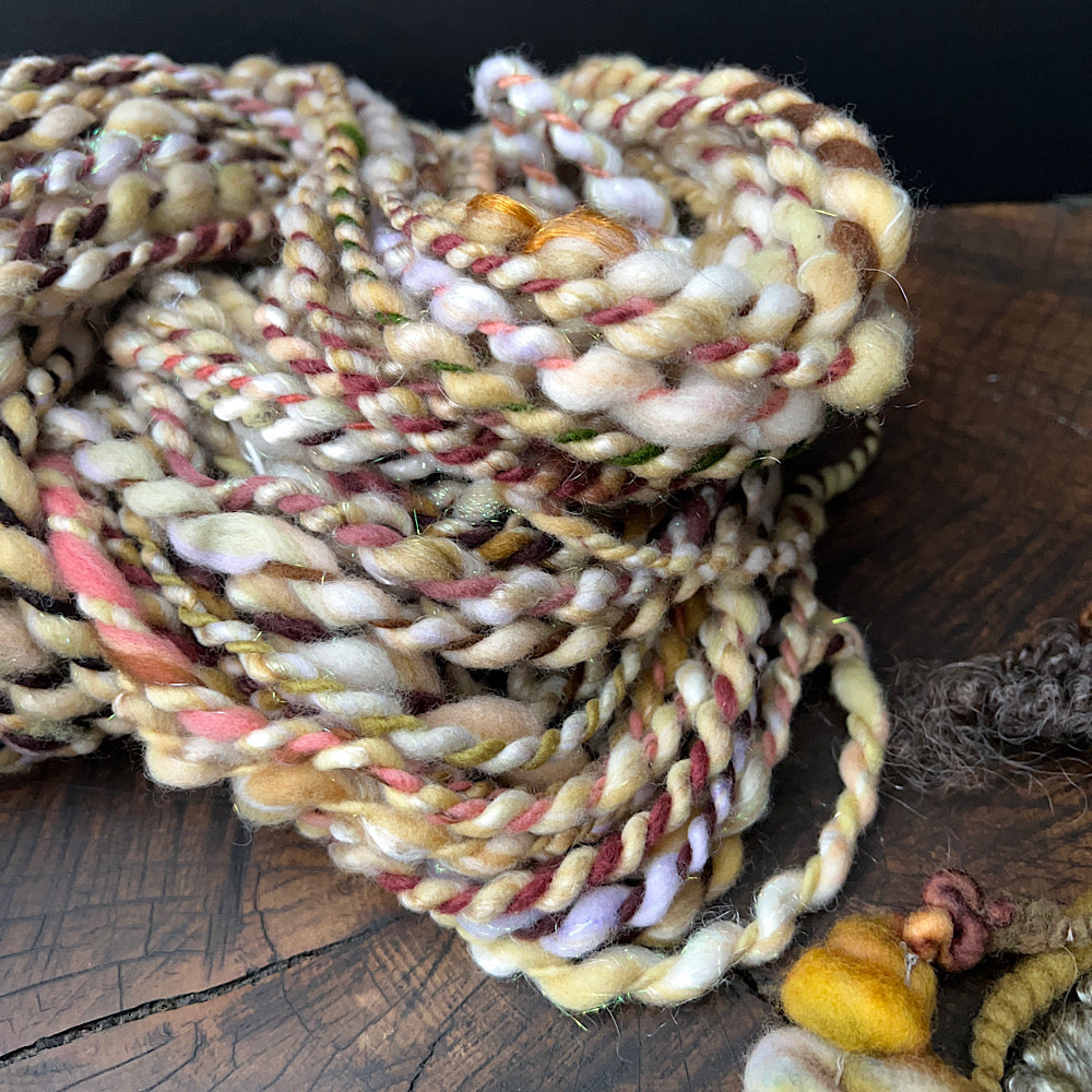 Art yarn duo for weaving 4.7 oz