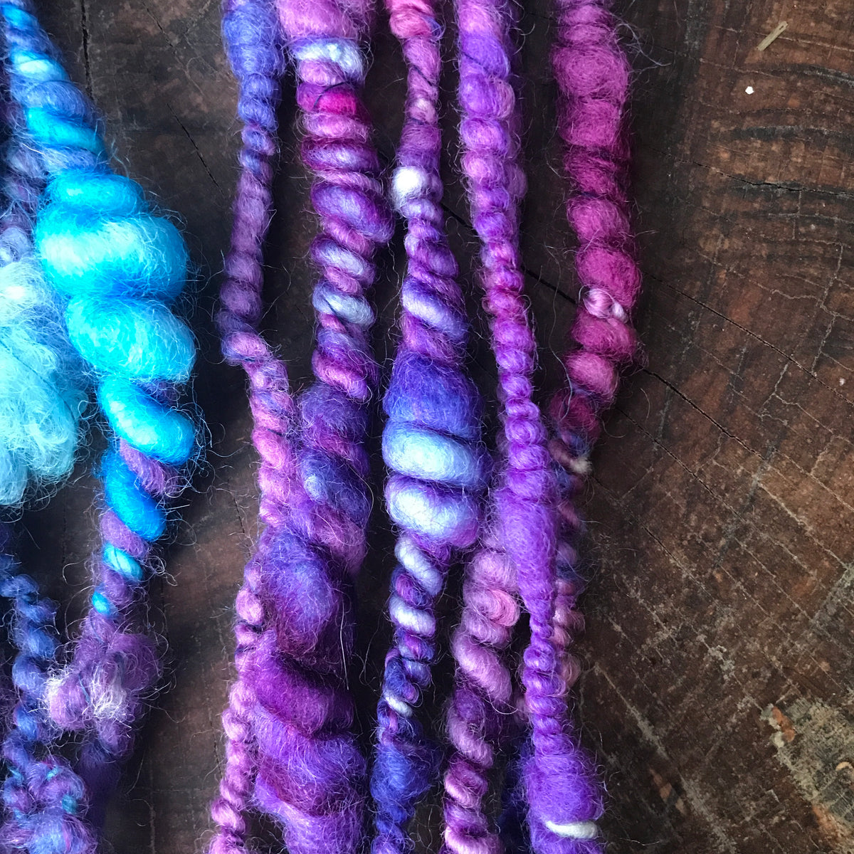 Purple DUO art yarn 70g - Mynoush