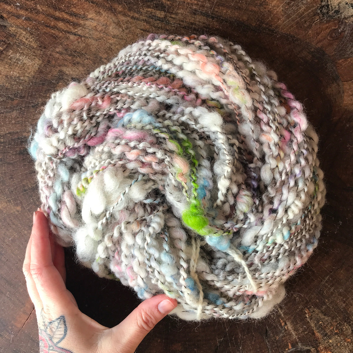 Pastel spiral yarn 80g - Mynoush