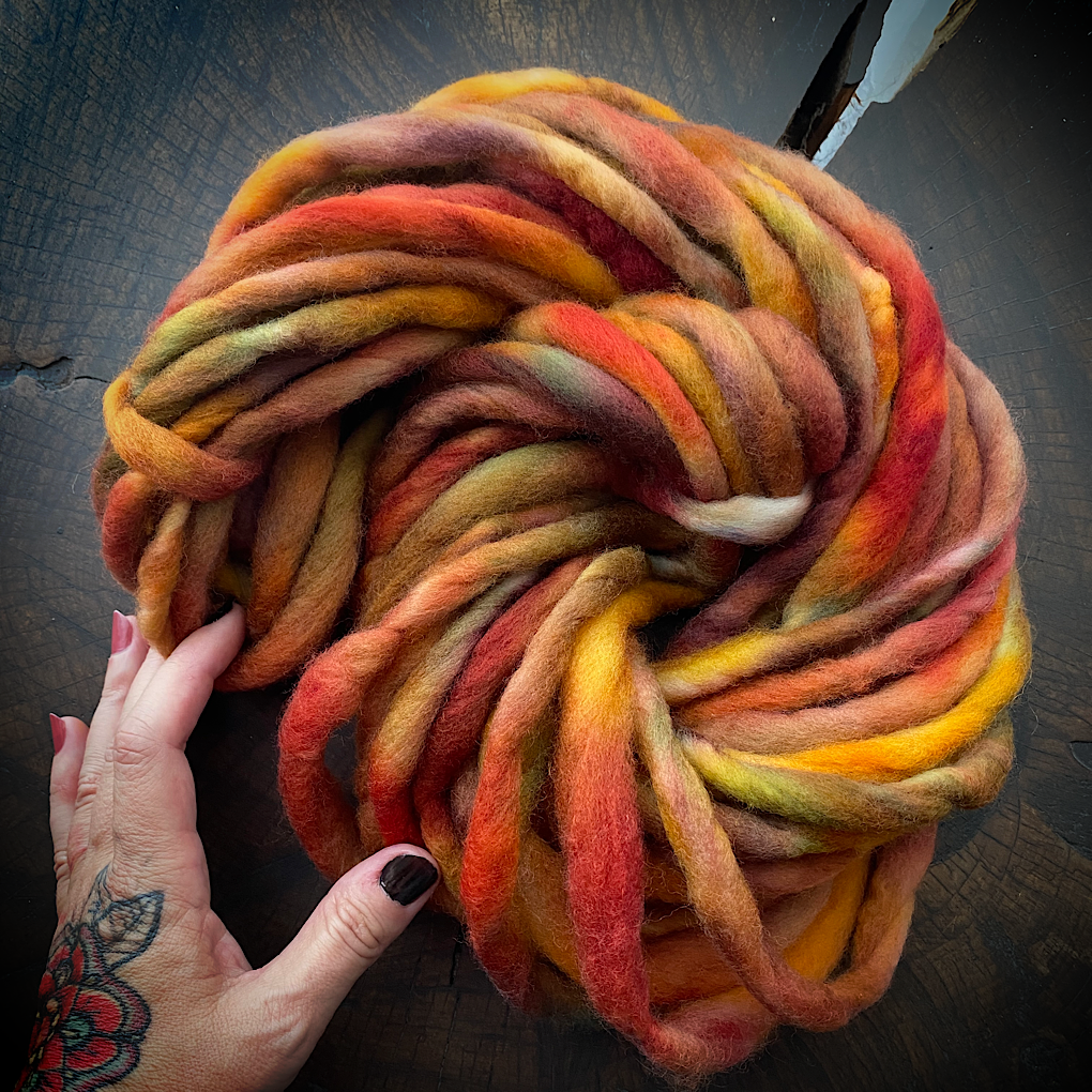 Pumpkin Single yarn