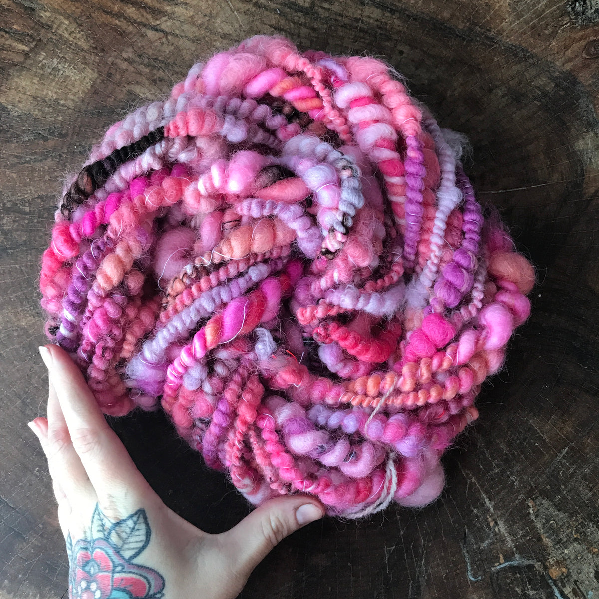 Pink art yarn 100g - Mynoush