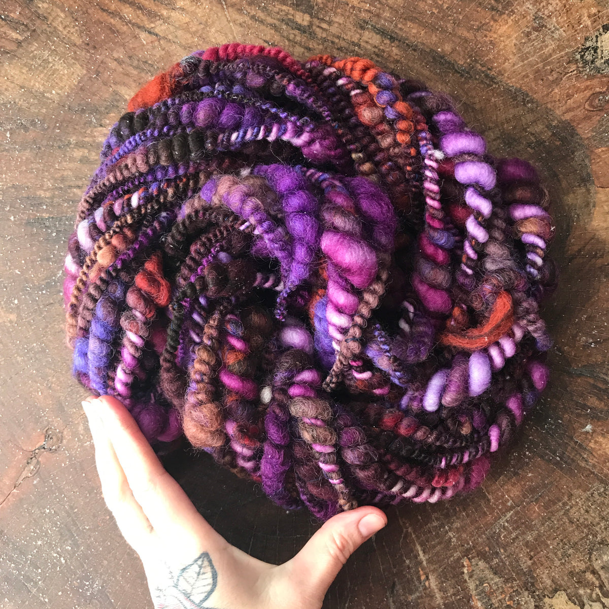 Purple art yarn 100g - Mynoush