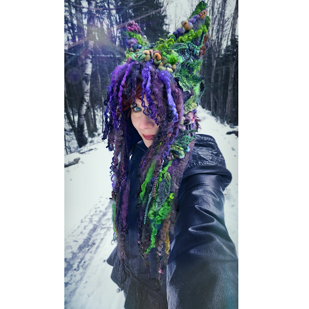 One spell - Felted hood