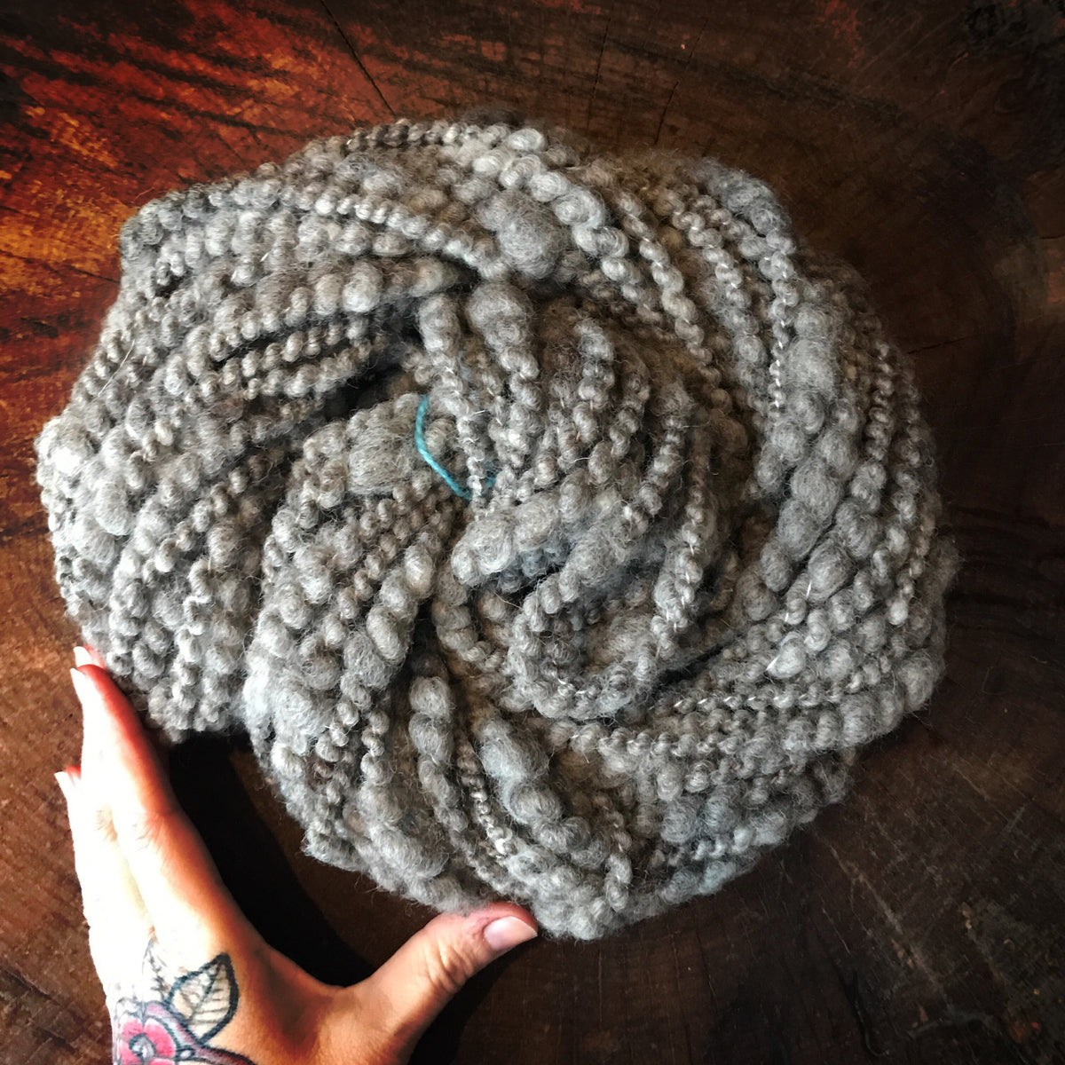 Grey eco wool yarn 100g - Mynoush