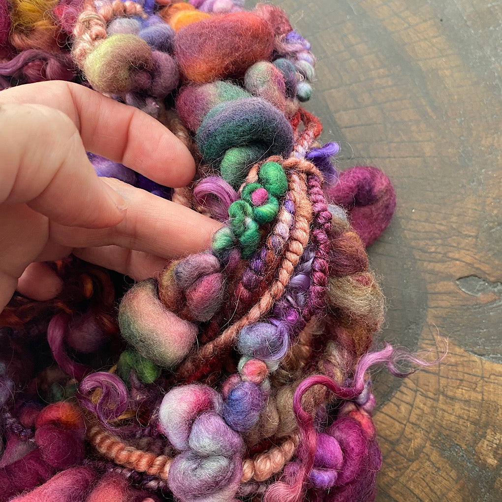 Golden Mina Signature silk art yarn